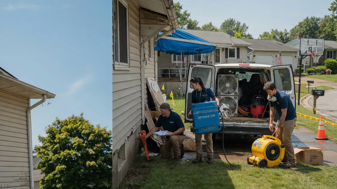 Ceiling Leak Cleanup in Darlington, WI near me