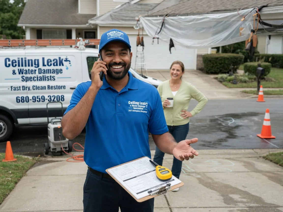 Ceiling Leak Cleanup Darlington, WI FAQs